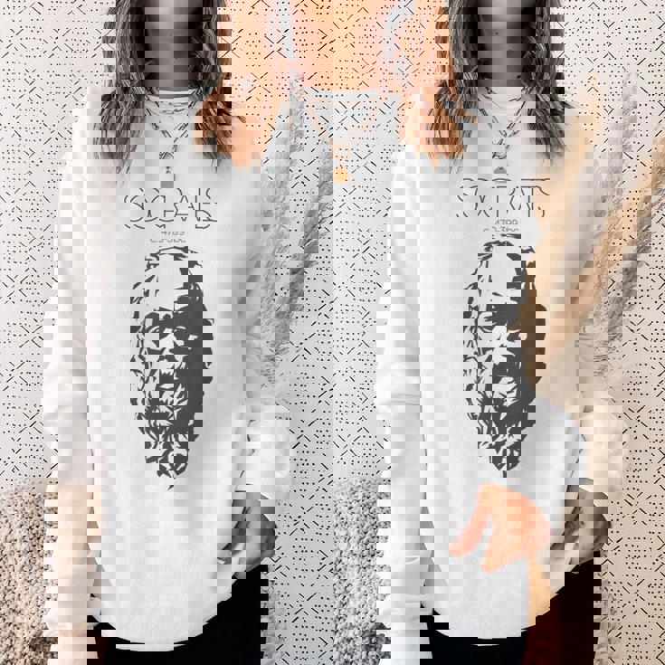 ソクラテスtシャツ 古代ギリシャ哲学者 スウェットシャツ 彼女への贈り物