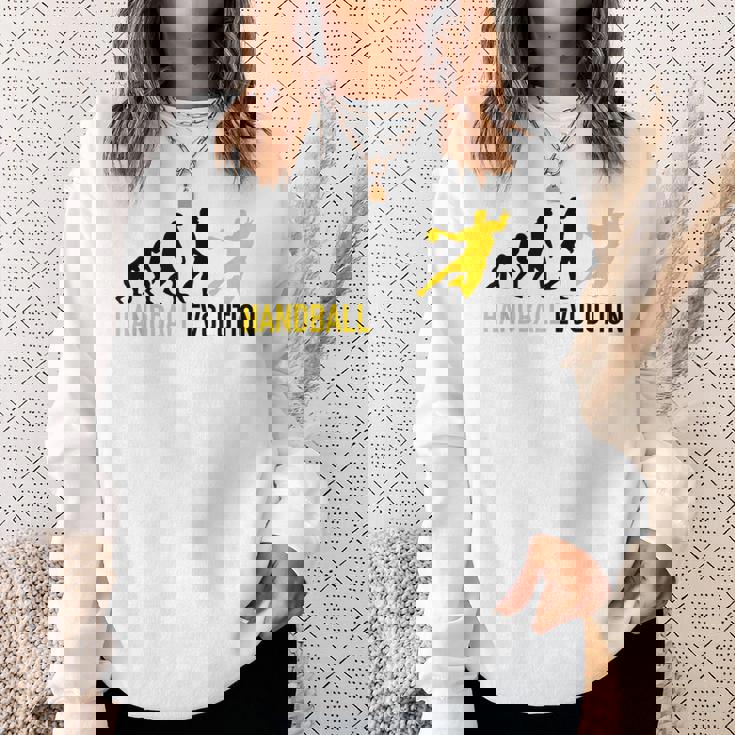 ハンドボール選手の進化ハンドボール スウェットシャツ 彼女への贈り物