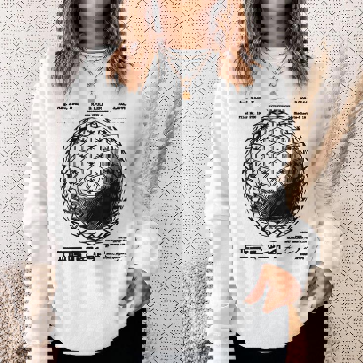 バックミンスター フラー 測地線 特許 科学 工学 数学 スウェットシャツ 彼女への贈り物