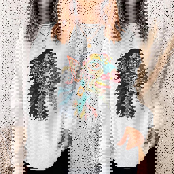 ババヤガ 神話 グラフィック ファンタジー イラスト ババヤガ スウェットシャツ 彼女への贈り物