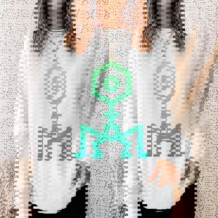 ファージバクテリオファージ療法 微生物学 スウェットシャツ 彼女への贈り物