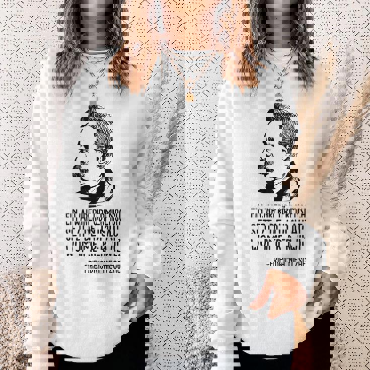 フリードリヒ・ニーチェ哲学 ドイツ哲学 スウェットシャツ 彼女への贈り物