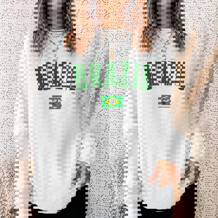 ブラジルシャツ メンズ レディース キッズ ブラジル サッカーファン スウェットシャツ 彼女への贈り物