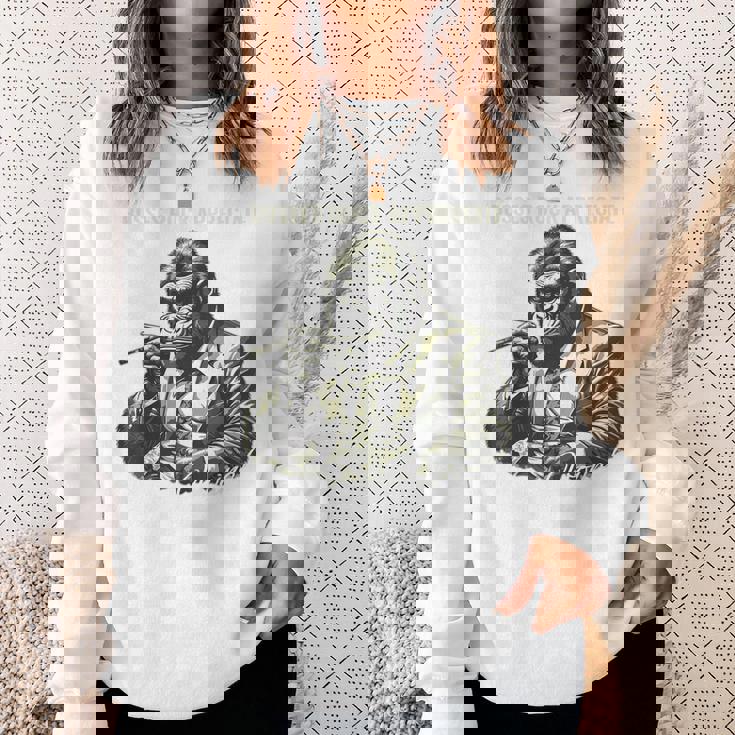 ボスゴリラ ビジネスユーモア アルファなリーダー スウェットシャツ 彼女への贈り物