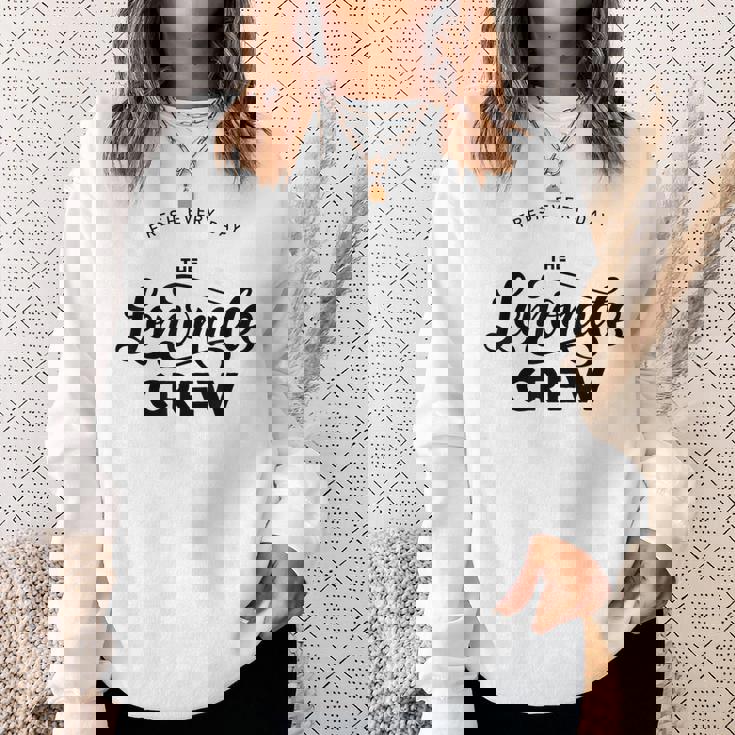 レモネードスタンドシャツ クルーアンドボス レモンジュース サマーイエロー スウェットシャツ 彼女への贈り物