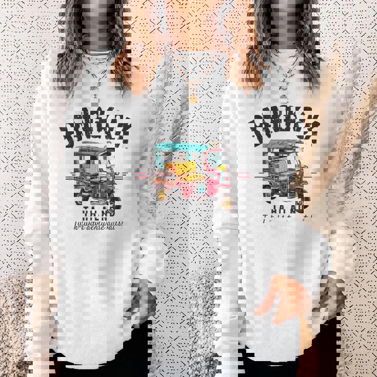 ヴィンテージ トゥクトゥク バンコク タイ スウェットシャツ 彼女への贈り物