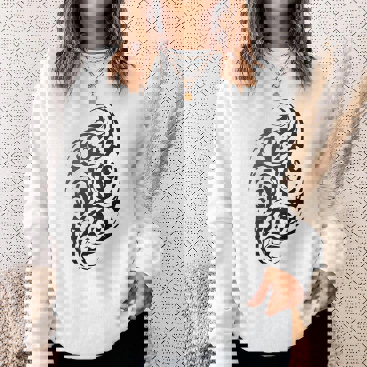 伝統的な本物のマオリ族タトゥーニュージーランド。 スウェットシャツ 彼女への贈り物