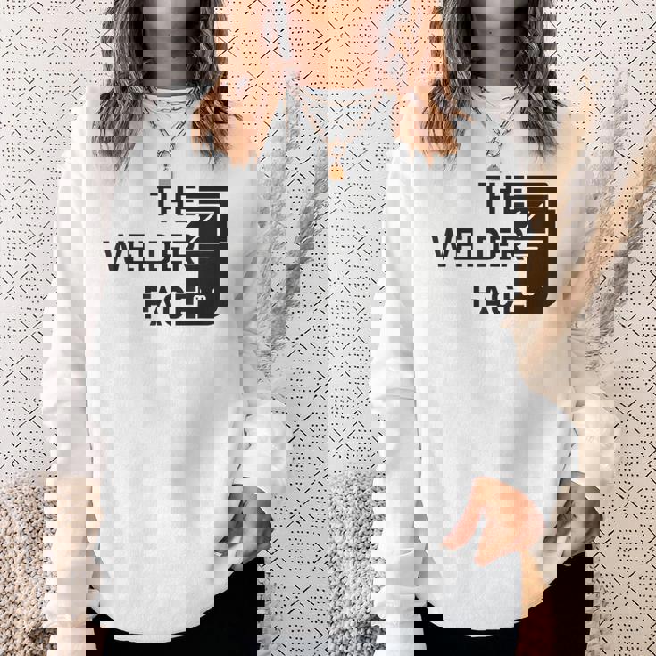 溶接機の端面溶接 溶接 スウェットシャツ 彼女への贈り物