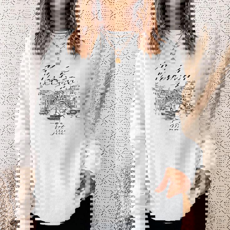 美しいヴェネツィア イタリア ベネチア イタリア お土産 スウェットシャツ 彼女への贈り物