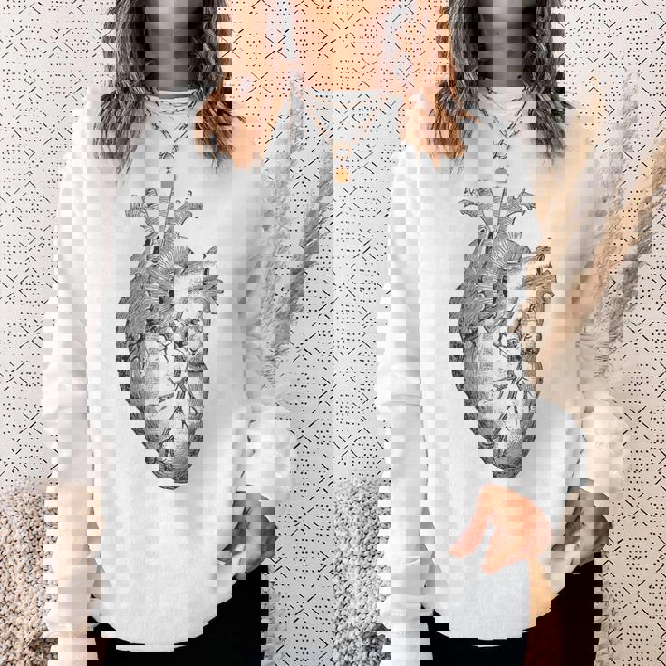 解剖学的に正しい人間の心臓tem Aorta Cardio スウェットシャツ 彼女への贈り物