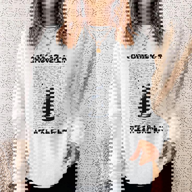 量子物理学教師シュレーディンガーの猫 脱出計画 スウェットシャツ 彼女への贈り物