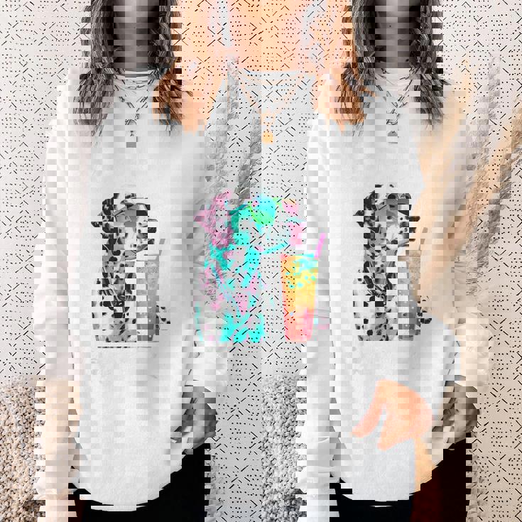 面白いtシャツ ダルメシアン イヌ わんこ メンズ 犬好き グッズ おもしろ 面白い 服 ネタ わんこ スウェットシャツ 彼女への贈り物