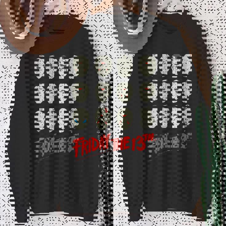 13日の金曜日 ハロウィン デザインマスク スウェットシャツ 年配の女性への贈り物