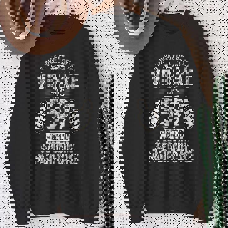 1964年生まれの男性の面白い59歳の誕生日 第59章 スウェットシャツ 年配の女性への贈り物