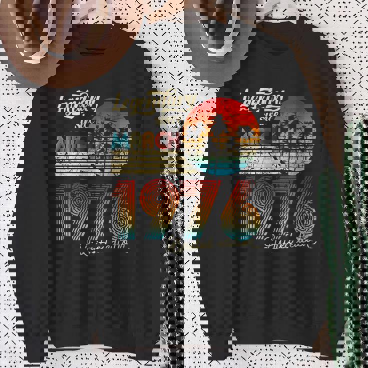 1976年3月から誕生日伝説のギフト スウェットシャツ 年配の女性への贈り物