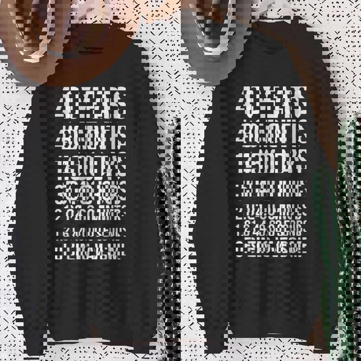 40歳の誕生日プレゼント 40歳用 スウェットシャツ 年配の女性への贈り物