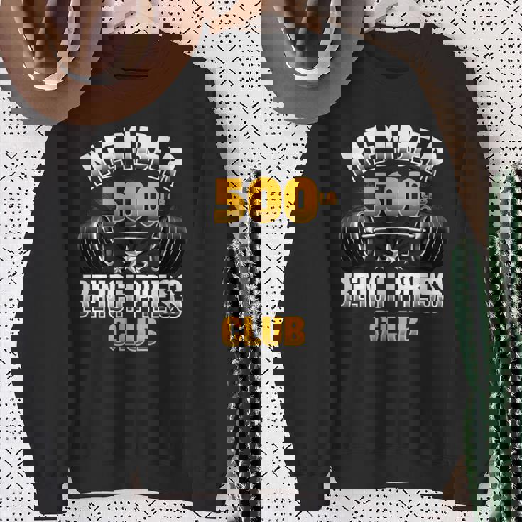 500ポンド ベンチプレスクラブ スウェットシャツ 年配の女性への贈り物