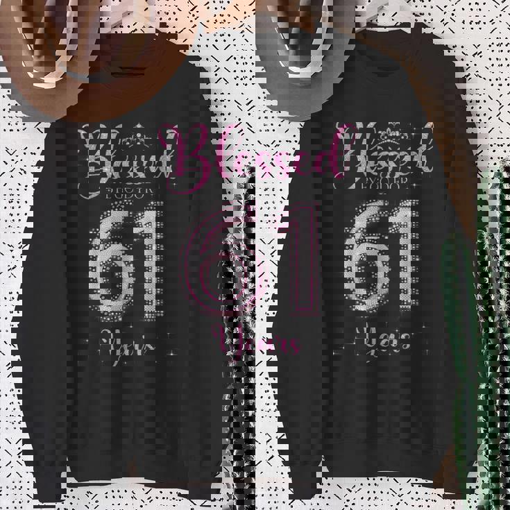 61歳 61歳 61歳 誕生日 61歳 誕生日 スウェットシャツ 年配の女性への贈り物