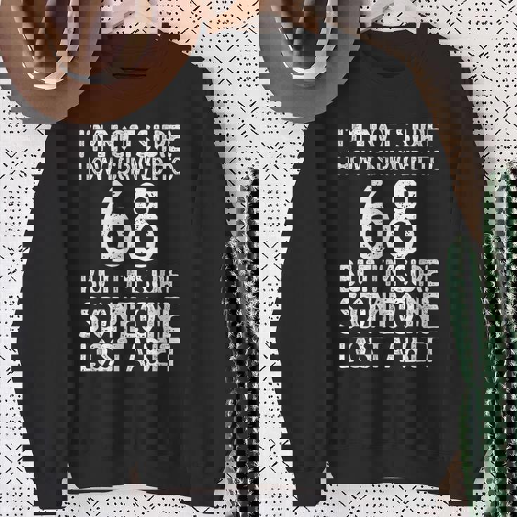 68歳の誕生日に 面白い68歳の誕生日 スウェットシャツ 年配の女性への贈り物