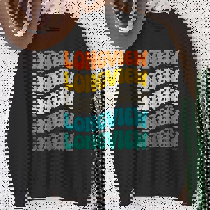 70S Longview 70年代のロングビュー 長袖tシャツ スウェットシャツ 年配の女性への贈り物