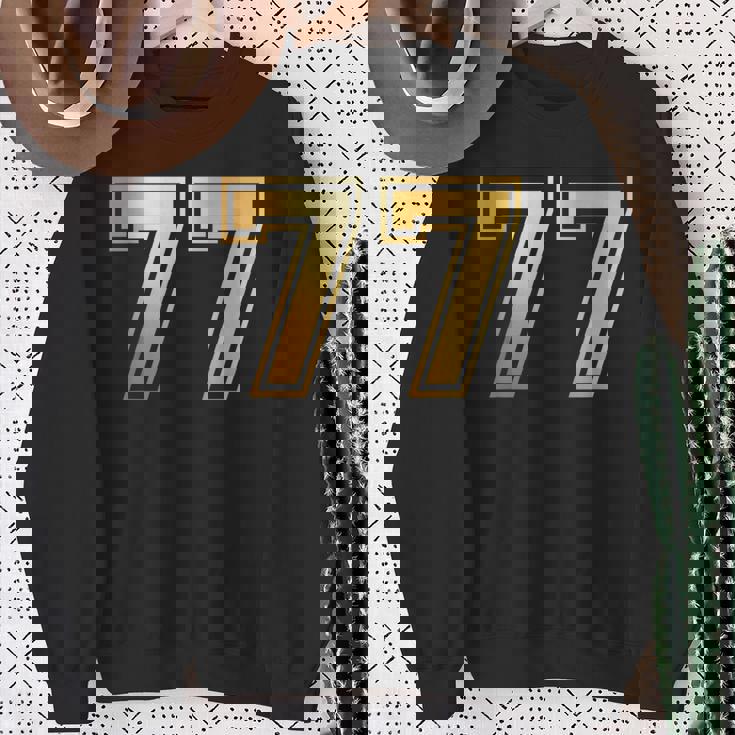 77 ナンバーセブンティセブンチーム スポーツ グラフィック 代表チームマッチング スウェットシャツ 年配の女性への贈り物