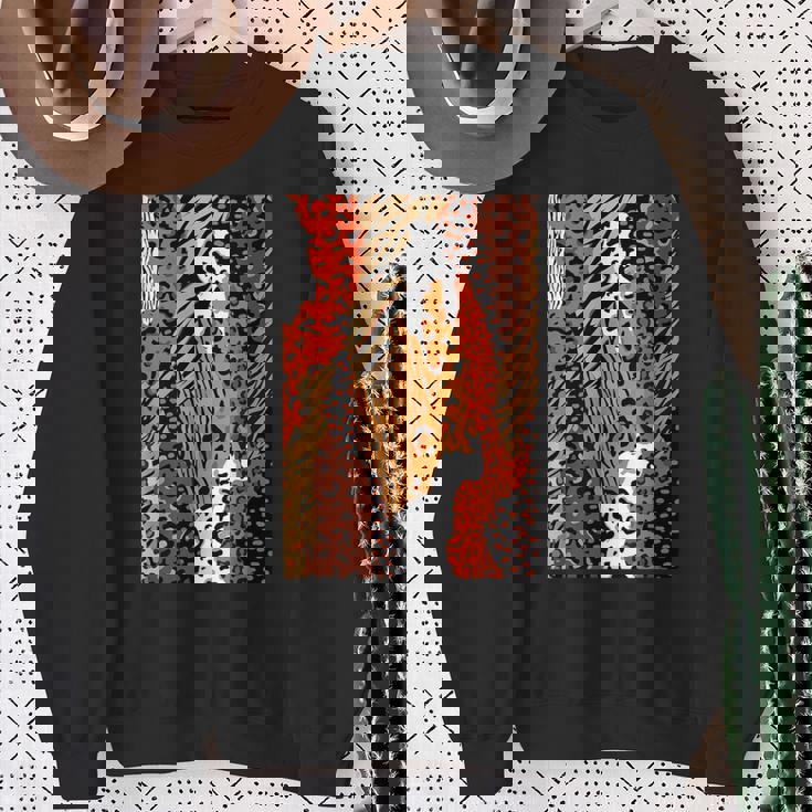 Africa アフリカ Animal Print Africa Is Calling スウェットシャツ 年配の女性への贈り物