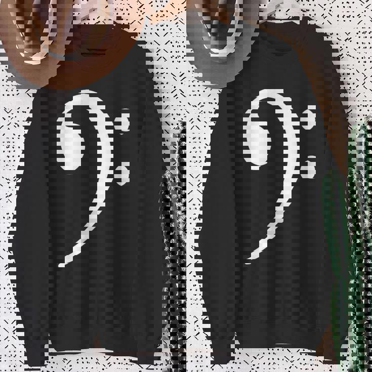 Bass Note F Key Bass Player Music Bass Clef スウェットシャツ 年配の女性への贈り物