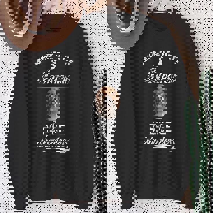 Beagle Beware Of The Mistress Beagle スウェットシャツ 年配の女性への贈り物