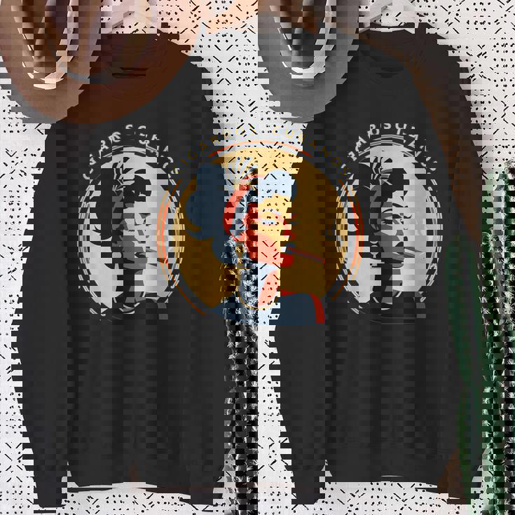 Cigarros Cubanos キューバ 葉巻 スウェットシャツ 年配の女性への贈り物