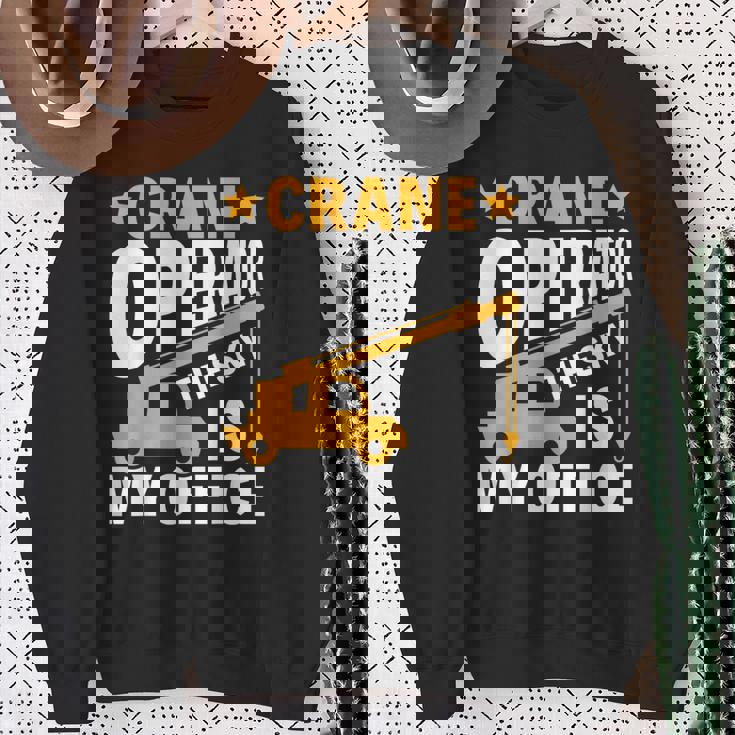 Crane Whisperer 面白いクレーン オペレーター スウェットシャツ 年配の女性への贈り物