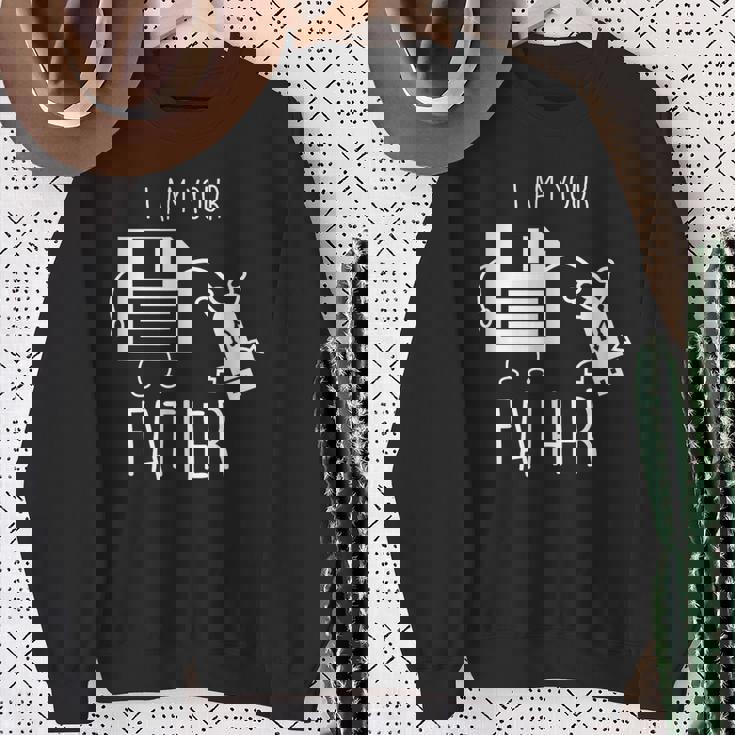 Cute & Usb Floppy Disk I Am Your Father Pun スウェットシャツ 年配の女性への贈り物