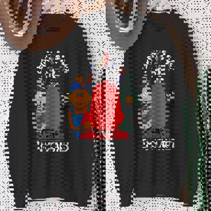 Don't Hug Me I'mcareds 面白い言葉 皮肉 スウェットシャツ 年配の女性への贈り物