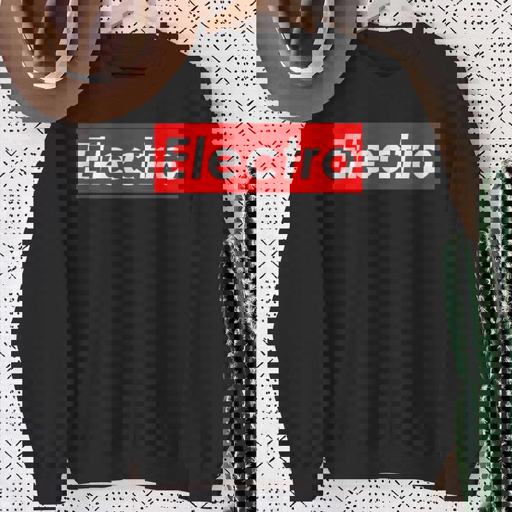 Electro Electronic House Music Edm Electro Mix スウェットシャツ 年配の女性への贈り物