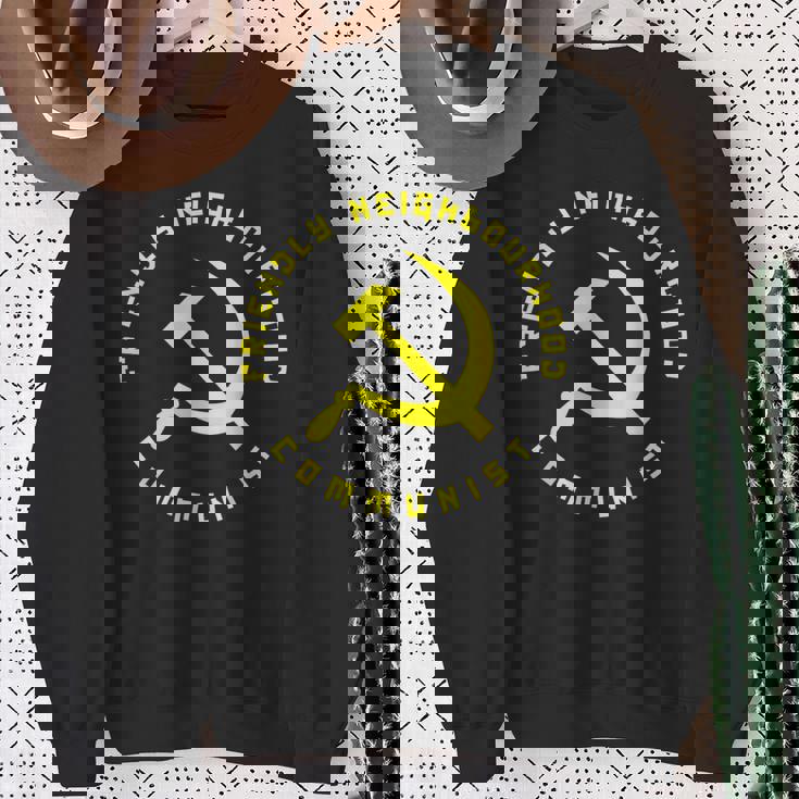 Friendly Neighbourhood Communist 面白い共産主義 スウェットシャツ 年配の女性への贈り物