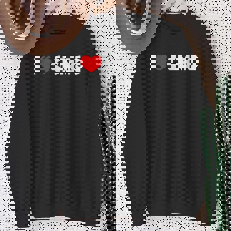 Gmo大好き スウェットシャツ 年配の女性への贈り物