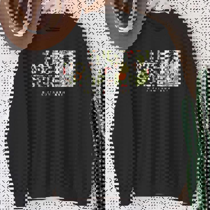 Hawaii The Northhore ハレイワヤシの木 長袖tシャツ スウェットシャツ 年配の女性への贈り物