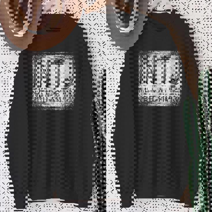 Intj パーソナリティタイプ 内向的 Intj スウェットシャツ 年配の女性への贈り物