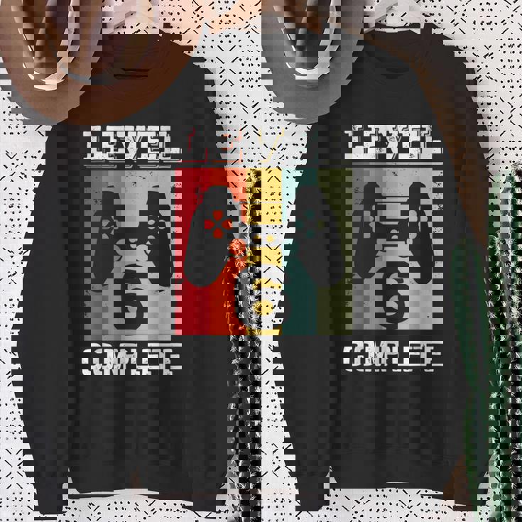 Level 6 6年目の結婚記念日のギフトに最適 スウェットシャツ 年配の女性への贈り物