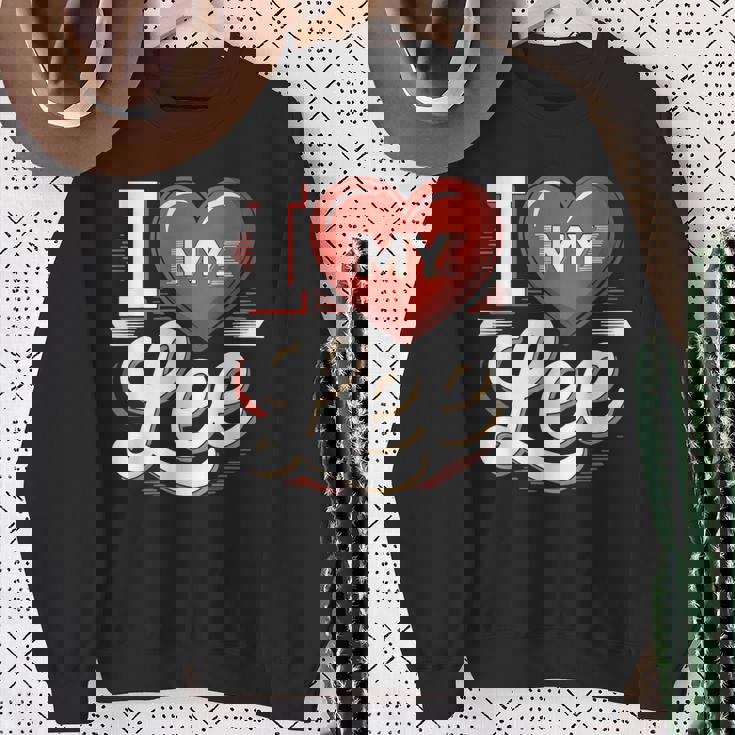 I Love My Lee 名前 Lee スウェットシャツ 年配の女性への贈り物