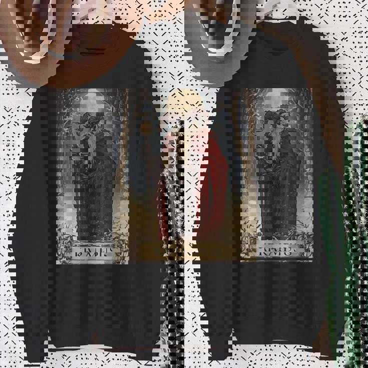 Merry Krampus Pajama Christmas Horror Ugly Sweater Sweatshirt Gifts for Old Women Merry Krampus Pajama Christmas Horror Ugly Sweater Sweatshirt Gifts for Old Women