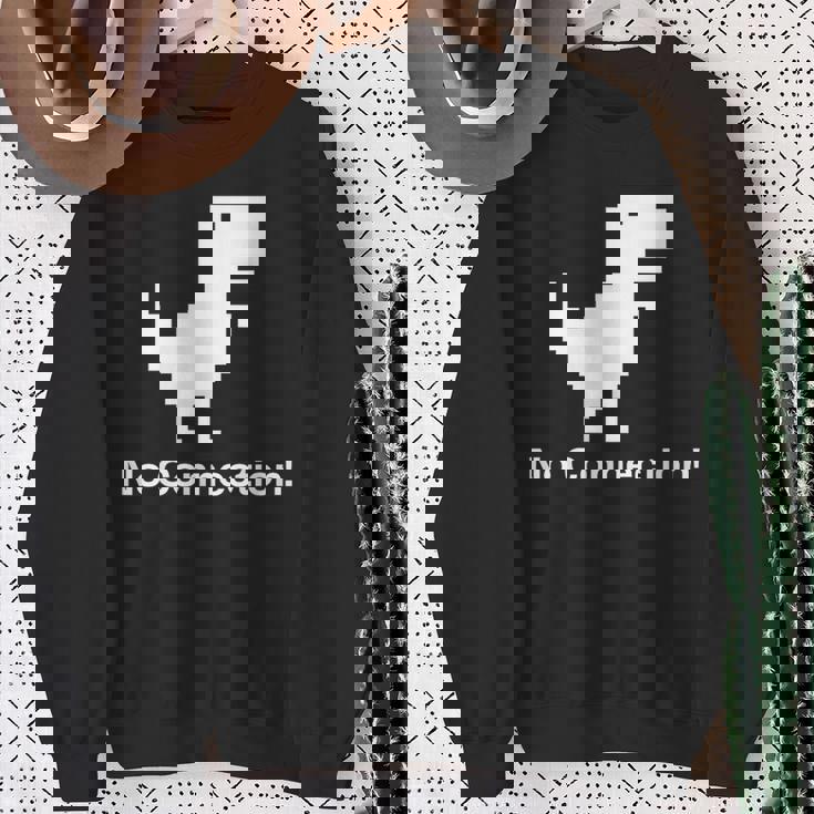 No Internet Dinosaur- No ConnectionChrome Brower スウェットシャツ 年配の女性への贈り物