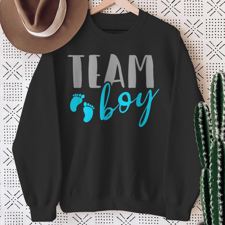 I Prodotti Team Boy Gender Reveal Babyhower Felpa Regalos para ancianas