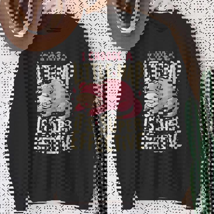 Slowpoke I Choose A Little Nap It'super Effect 長袖tシャツ スウェットシャツ 年配の女性への贈り物