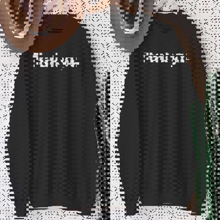 Thank You Nice Thanks スウェットシャツ 年配の女性への贈り物