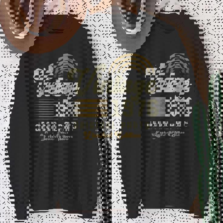 Vintage 1976 オリジナルパーツ 50歳の誕生日 スウェットシャツ 年配の女性への贈り物