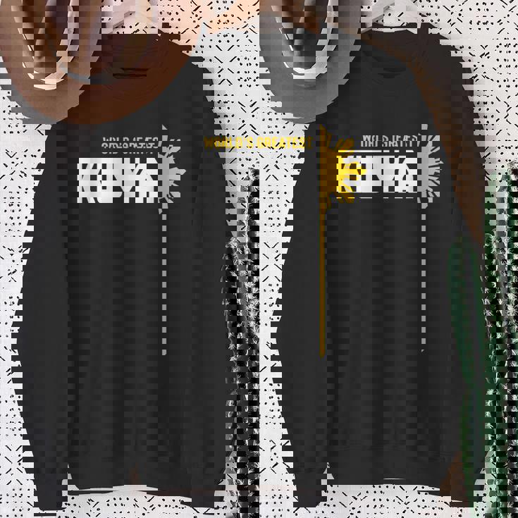 World's Greatest Kuya フィリピンtシャツ スウェットシャツ 年配の女性への贈り物