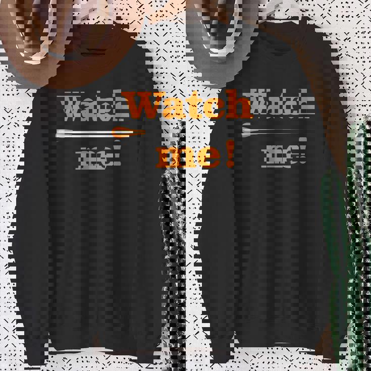 「 Watch Me 」最高の音楽監督に贈られる面白い音楽指揮者のミーム 「 Music Conductor 」 スウェットシャツ 年配の女性への贈り物