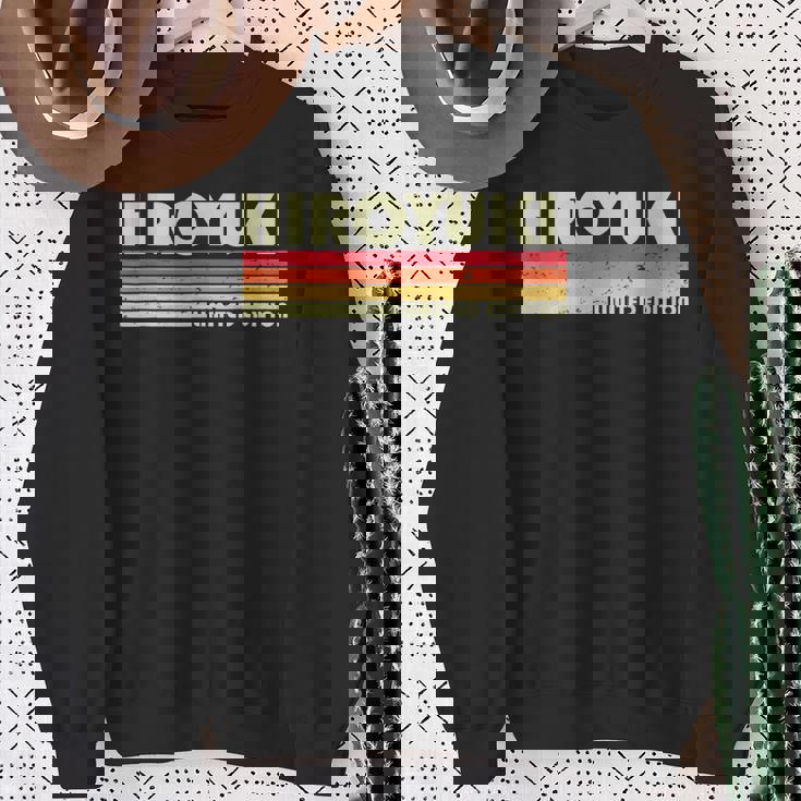 【ヒロユキ】名前 名字 家族お揃い ギャグ ネタ ウケ狙い 贈り物 ギフト 面白い おもしろ スウェットシャツ 年配の女性への贈り物