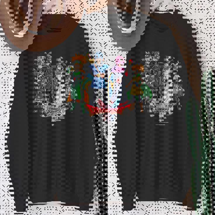 【公式】Hd-2D版『ドラゴンクエストii』キャラクターイラスト スウェットシャツ 年配の女性への贈り物