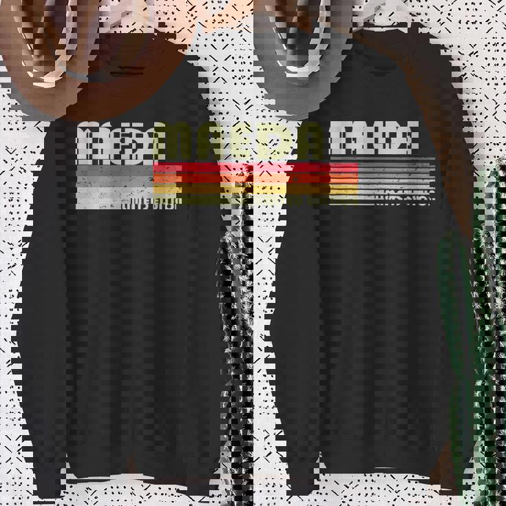 【前田 まえだ】名前 名字 家族お揃い ギャグ ネタ ウケ狙い 贈り物 ギフト 面白い おもしろ スウェットシャツ 年配の女性への贈り物